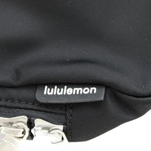 lululemon ウエストバッグ ボディバッグ ロゴ ナイロン 黒 ブラック /AN18
