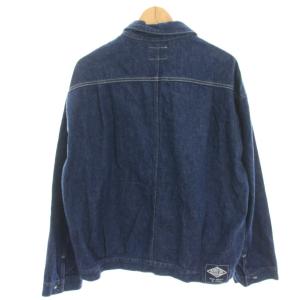 DANTON 11oz DENIM ショート丈デニムジャケット ブルゾン 42 インディゴ JD-8117 /HN