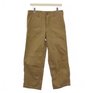 ルーズベイカーパンツ スラックス ストレート ジップフライ ワンカラー 38 ベージュ 25030200210010