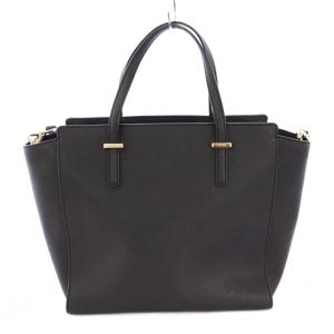 kate spade new york 2WAY トートバッグ ハンドバッグ ショルダーバッグ レザー 牛革 ロゴ ワンポイント 黒 ブラック