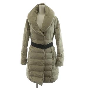 ダウンコート ロング丈 ベルト付き アウター 2 ベージュ LTA15A4286 /AN8