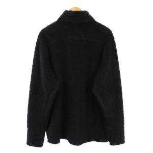 Patagonia ロスガトスフリースジャケット スタンドカラー アウター ジップアップ ロゴ ワンカラー XXL 黒 ブラック