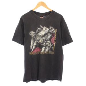 Chrome Classic クロームクラシック Tシャツ 半袖 クルーネック ストレッチ ロゴ L ダークグレー