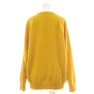 Spick&Span 24AW ラグランスリーブプルオーバー ニット セーター カシミヤ 長袖 イエロー 黄色 24080200525030