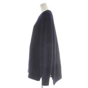 Framework ラグランスリーブ ワイドプルオーバー ウール100％ ニット セーター 長袖  紺 ネイビー 23080220208040