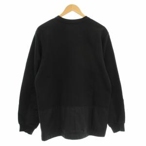 zucca ドッキング スウェット トレーナー M 黒 ブラック CZ44JJ931 /G