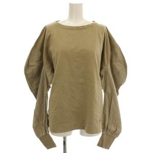 ロンT パフショルダー カットソー 長袖 00 カーキ ベージュ 5006 /G
