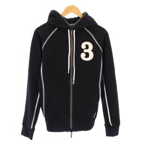 1PIU1UGUALE3 RELAX ラインストーンジップスウェットパーカー ロングパンツ セットアップ