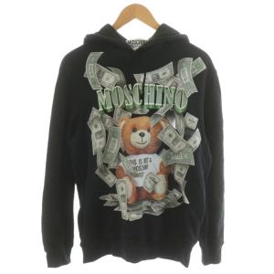 COUTURE パーカー プルオーバー テディベア プリント ロゴ 34 黒 ブラック KD7253112