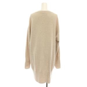 Vivienne Westwood RED LABEL ロングニットカーディガン クルーネック 長袖 オーブ 刺繍 00 ベージュ 16-12-112013 /YT