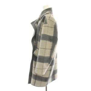 Vivienne Westwood RED LABEL ハリケーンコート チェック柄 裏地オーブ柄 00 グレー 16-12-632016