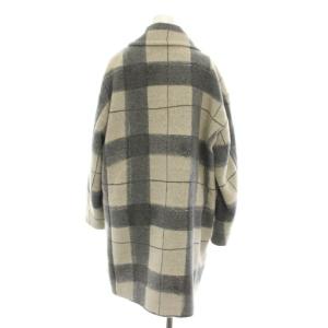 Vivienne Westwood RED LABEL ハリケーンコート チェック柄 裏地オーブ柄 00 グレー 16-12-632016