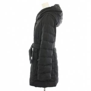 MAX MARA WEEKEND LINE アーバン URBAN ダウンジャケット アウター リボンベルト フード I36 黒 ブラック 54860143
