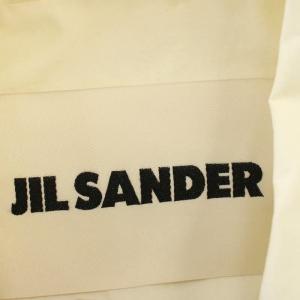 JIL SANDER Logo Print Coach Jacket 48 ホワイト