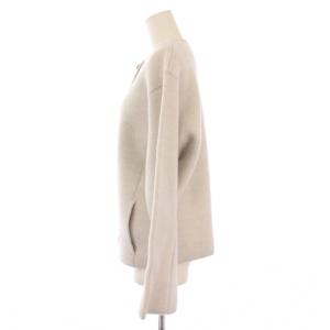 theory luxe 24AW Felted Knit Lenda フェルトニットレンダ カーディガン 長袖 クルーネック ウール