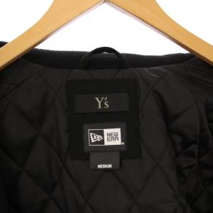 Y's ヨウジヤマモト NEW ERA ウールロゴ裏キルティングコーチジャケット 3 ブラック
