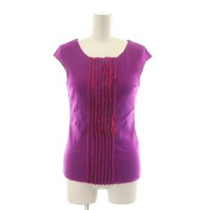 カットソー ブラウス ノースリーブ 0 紫 パープル 015-210756 /RR