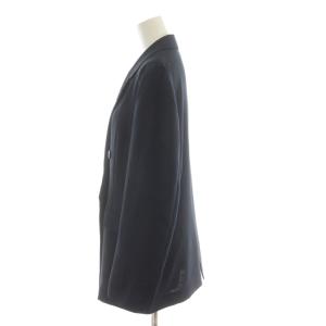 BEAUTY&YOUTH UNITED ARROWS リネンライクダブルジャケット テーラード ブレザー M 黒 ブラック 1622-144-1042 /RR
