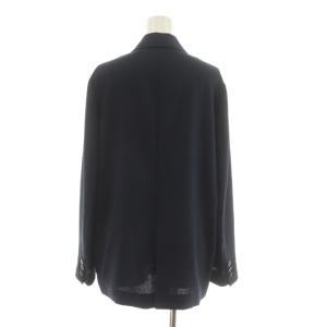 BEAUTY&YOUTH UNITED ARROWS リネンライクダブルジャケット テーラード ブレザー M 黒 ブラック 1622-144-1042 /RR