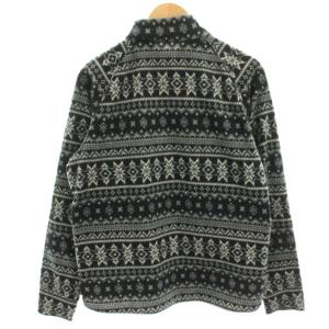 mont-bell クリマプラス100 プリントジャケット フリースジャケット ブルゾン ジップアップ L 紺 ネイビー 1106471