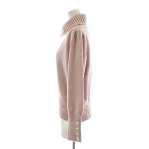 M'S GRACY ニット セーター 長袖 刺繍 ウール 40 ピンク CR-318632 /AN53