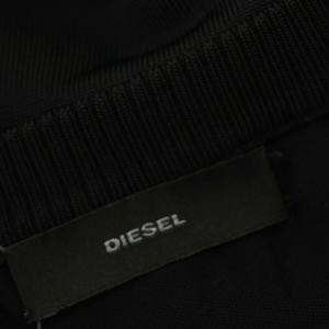 DIESEL ニット カットソー 長袖 ロンT S 黒 ブラック /G