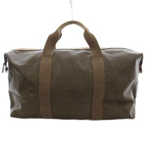 Mulberry ボストンバッグ 旅行バッグ 型押し PVC 茶 ブラウン /G