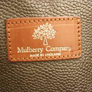 Mulberry ボストンバッグ 旅行バッグ 型押し PVC 茶 ブラウン /G