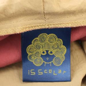 ScoLar マウンテンパーカー ジャケット 刺繍 花 蝶 ジップアップ M ベージュ ボルドー /G