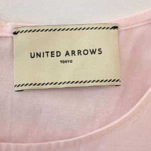UNITED ARROWS MANTECO パフスリーブ ブラウス シャツ 七分袖 F ピンク 1516-162-1638 /G