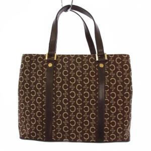 Cマカダム ハンドバッグ ブラウン