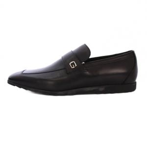 GUCCI ビジネスシューズ レザー 38.5 黒 163497 /BM
