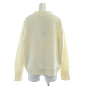 URBAN RESEARCH ニット セーター ラムウール混 ショート丈 ハイネック 長袖 Free 白 ホワイト UR07-22X012
