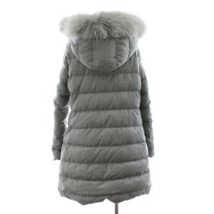 TATRAS LAVIANA ウールロングファー付きダウンコート 05 グレー LTA18A4571