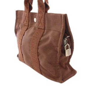 HERMES エールライン PM トートバッグ ブラウン