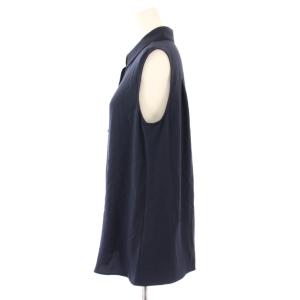 theory luxe FLOW ZATIE BLOUSE シャツ ブラウス ノースリーブ レギュラーカラー ストレッチ ワンカラー