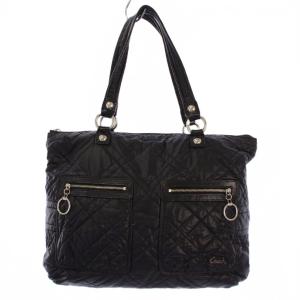 ポピースキーバニー グラムトートバッグ ナイロン エナメル ブラック 15873 /BM