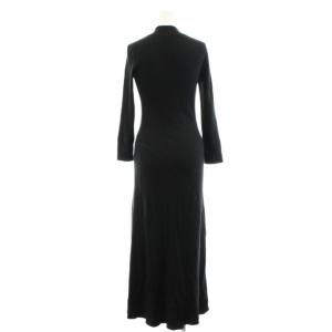 Theory SWEATER RIB KNIT RIB FLOUNCE DRESS ニットワンピース マキシ ロング