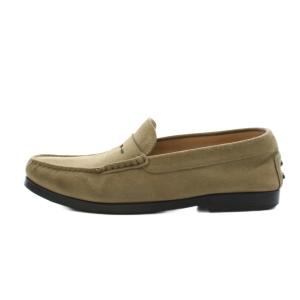 TOD'S ドライビングシューズ スエード 8 ベージュ /AN8
