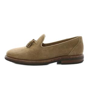 BRUNELLO CUCINELLI ローファー タッセル スエード 42 ブラウン