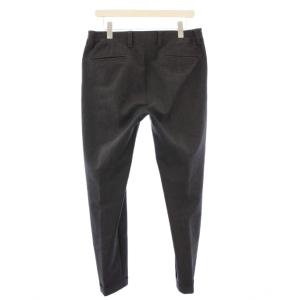 1PIU1UGUALE3 CREASE SLACKS クリーススラックスパンツ テーパード イージー ジップフライ ウエストゴム