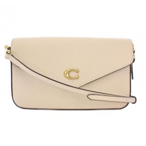 ショルダーバッグ ウォレット レザー 白 E2277 /BM