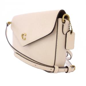 COACH ショルダーバッグ ウォレット レザー 白 E2277 /BM