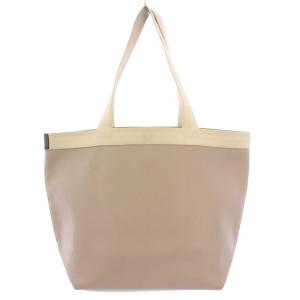 Hervé Chapelier トートバッグ グレージュ アイボリー