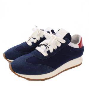 PRADA スニーカー 35 ネイビー レッド 1E369L