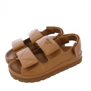 モノリス ナッパレザー サンダル 35 ブラウン