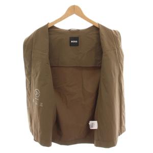 HUGO BOSS シャツジャケット カバーオール 44 ブラウン /YM