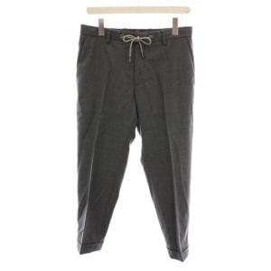 テーパードパンツ スラックス ウール 46 グレー /YM