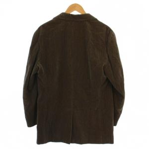 GIORGIO ARMANI テーラードジャケット 総裏地 シングル 3B コーデュロイ 46 カーキ /BM