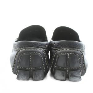 PRADA ドライビングシューズ ローファー モカシン レザー 37 黒 ブラック 1D0257 /KU D